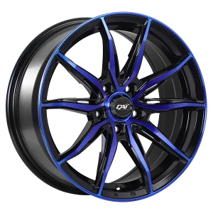 Dai Alloys – Frantic – Black – 15″x6.5″ 38mm – Summer Wheels – DW11515004